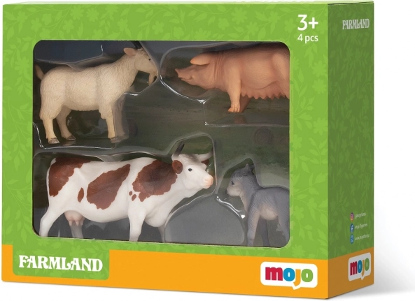 Set de pornire Mojo cu figurine de fermă 4 buc