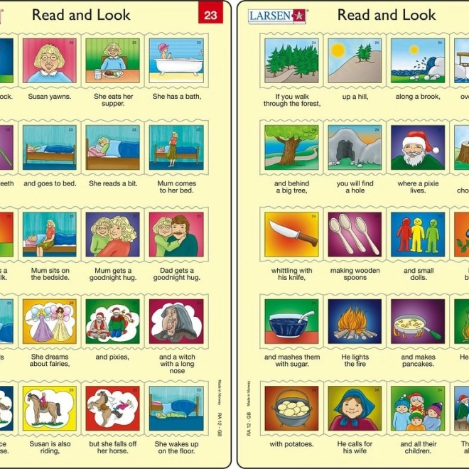 Puzzle Engleză – propoziții mai lungi, 20 piese