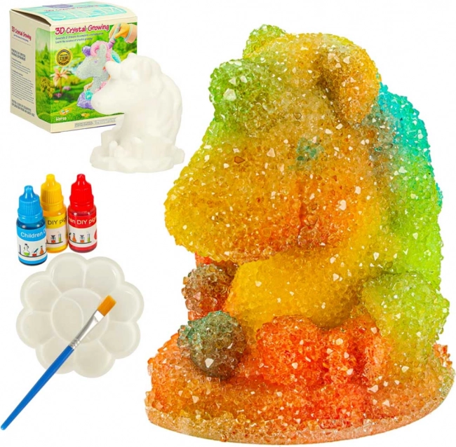 Set pentru cultivarea cristalelor – unicorn de basm cu accesorii