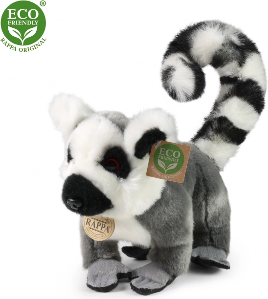 Lemur de pluș stând, 28 cm