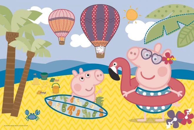 Puzzle Peppa Pig: Vacanță Maxi 24 piese