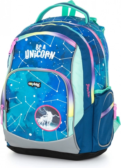 Rucsac școlar OXY GO cu unicorn