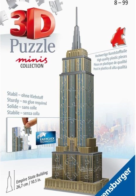 Puzzle 3D mini Empire State Building de la Ravensburger