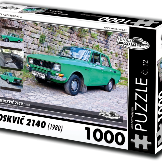 RETRO-AUTA Puzzle Moskvič 2140 (1980) 1000 piese
