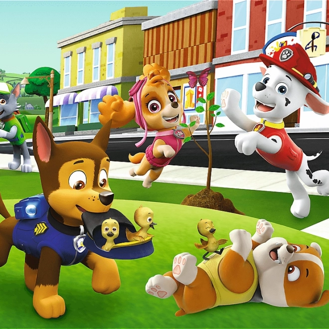 Puzzle Paw Patrol – Cățeii în acțiune, 30 de piese