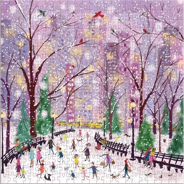 Puzzle Galison Noapte de zăpadă 500 piese