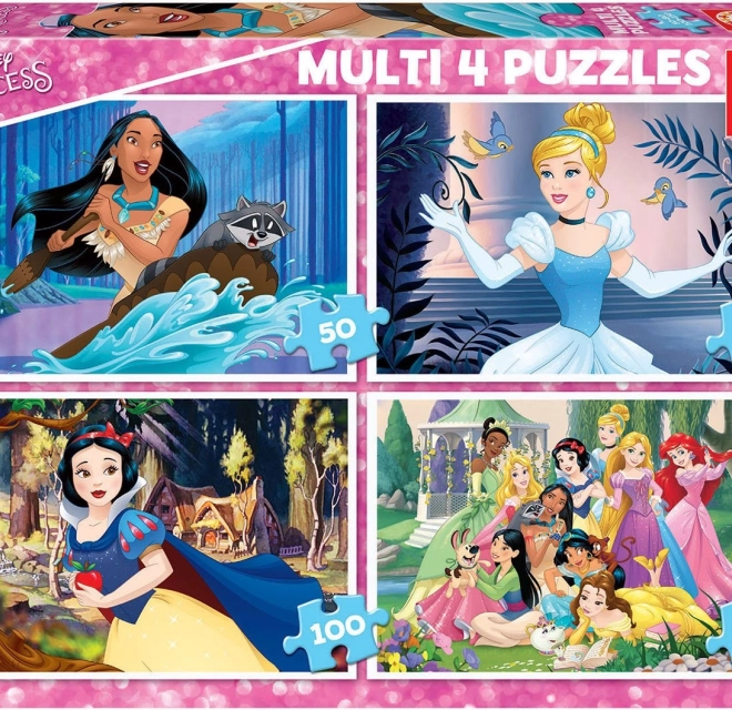 Educa puzzle prințese Disney 4v1