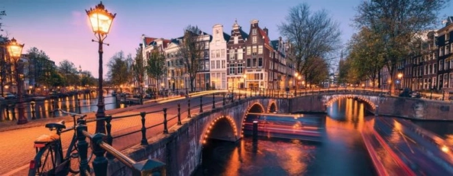 Puzzle panoramic Amsterdam 1000 piese Ravensburger