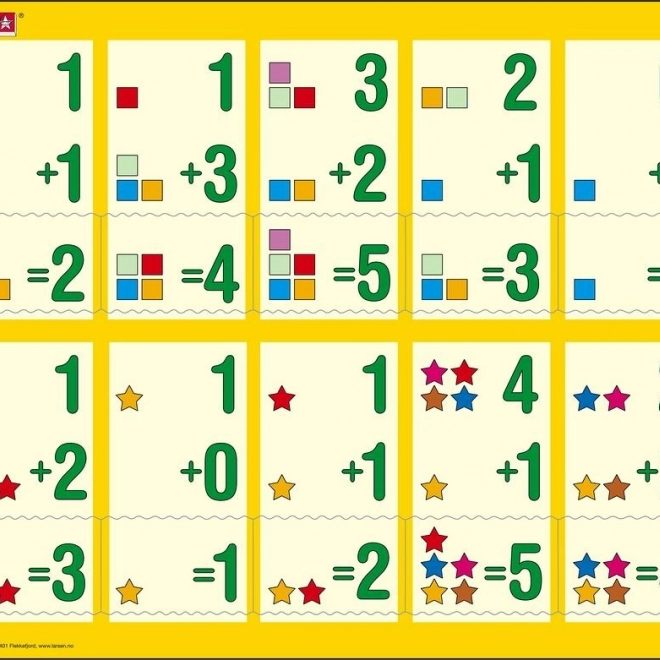 Puzzle Adunare până la cinci 10 piese