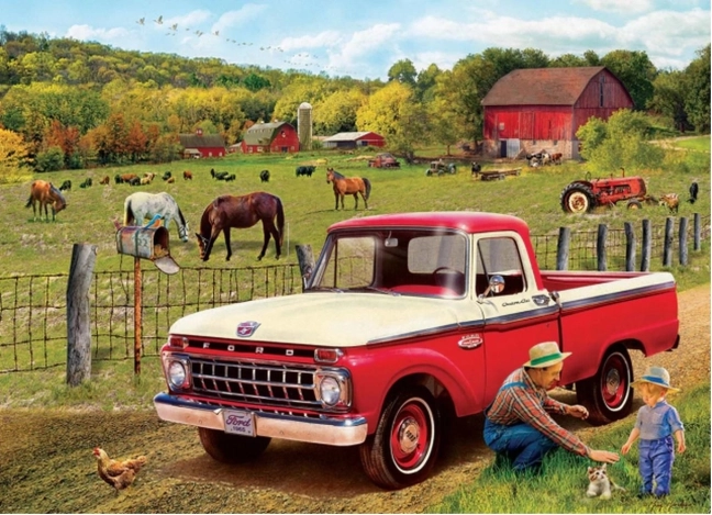 puzzle Mașina bunicului 1000 de piese EUROGRAPHICS