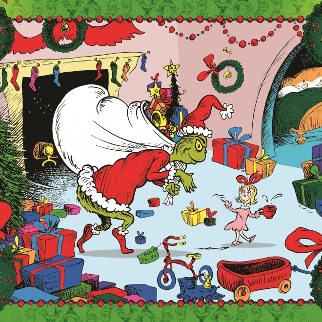 Puzzle Grinch 100 piese