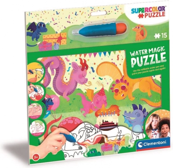 Puzzle magică Water Magic: Drăcuți 15 piese