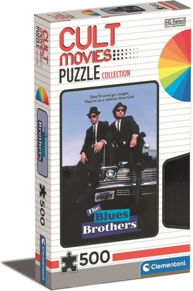 Puzzle CLEMENTONI Cult Movies: Frații Blues 500 piese