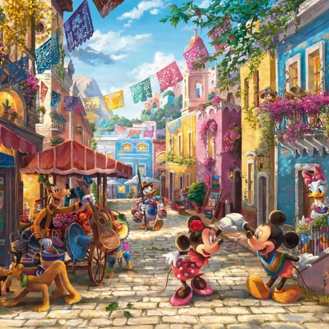 SCHMIDT Puzzle Mickey și Minnie în Mexic 6000 piese