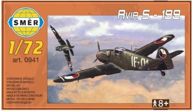 Model de avion din plastic AVIA S-199 1:72