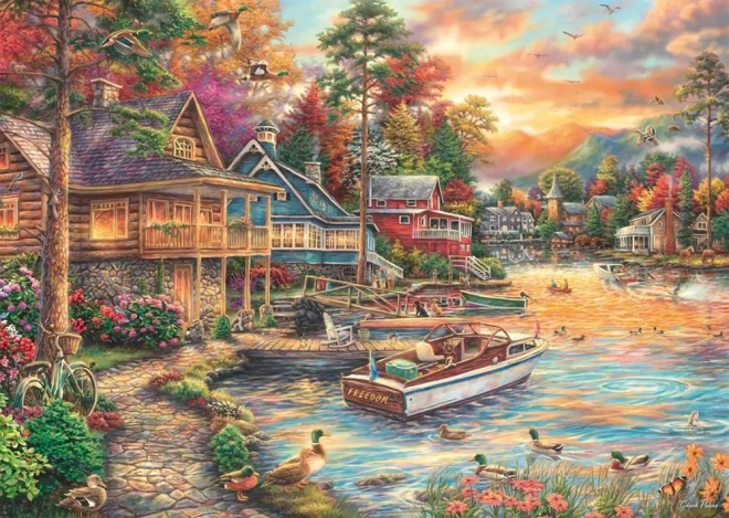 Puzzle Seară la coastă 1000 piese