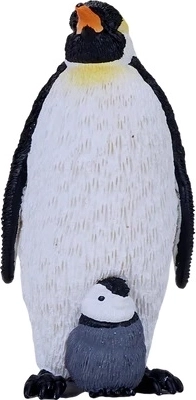 Figurină Mojo pinguin imperial și pui