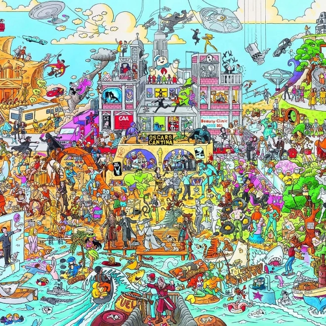 Puzzle 1500 piese Hollyworld