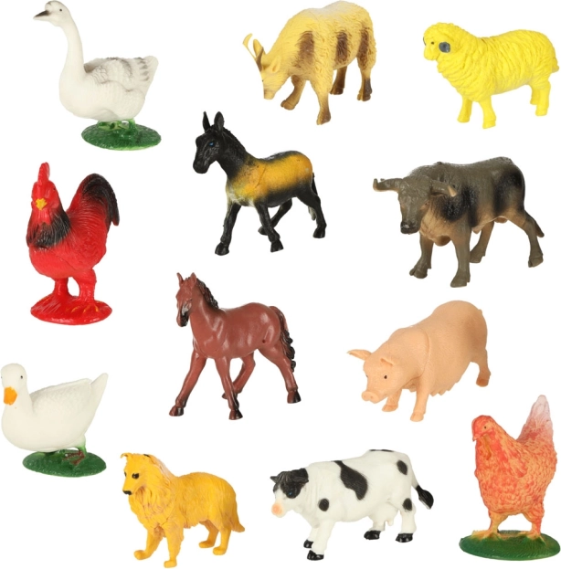 Set de figurine educative cu animale de la fermă