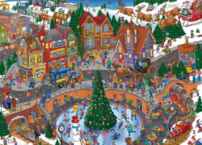 Grafika Puzzle Haos de Crăciun 500 Piese