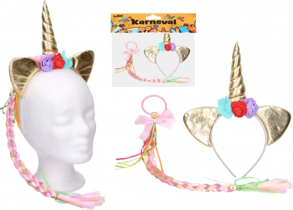 Bentita de carnaval cu unicorn