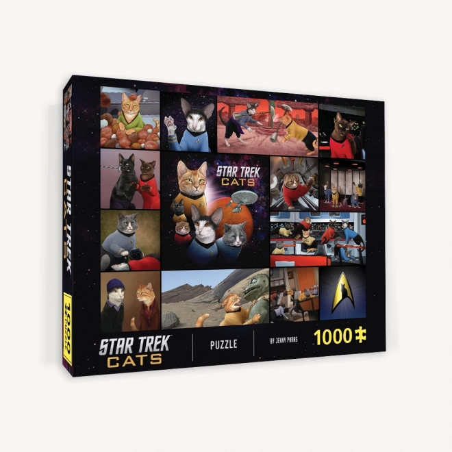 Star Trek pisici puzzle 1000 piese