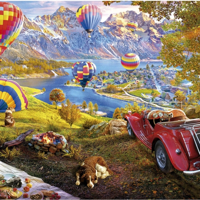 Puzzle cu baloane cu aer cald - 3000 de piese