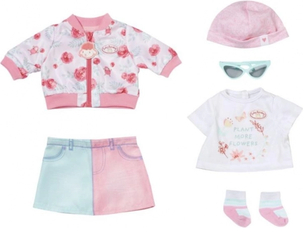 Baby Annabell set deluxe de primăvară pentru păpușă 43 cm