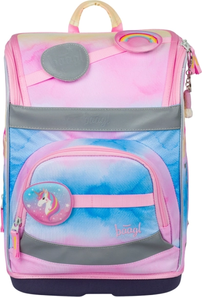 Ghiozdan școlar Zippy Plus Rainbow Unicorn