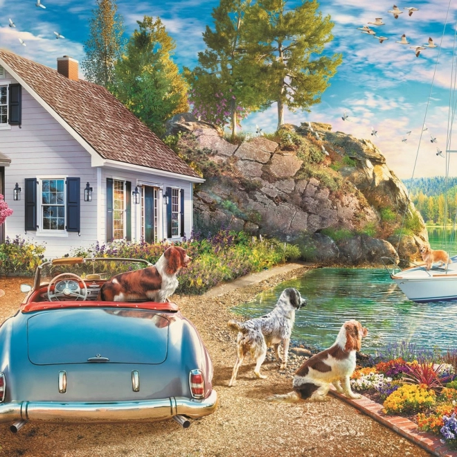 Puzzle 2000 piese Port de vară