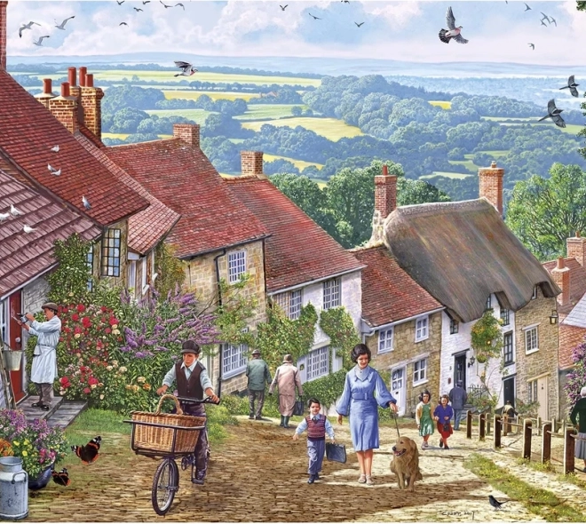 Puzzle Gold Hill, Anglia 1000 piese GIBSONS