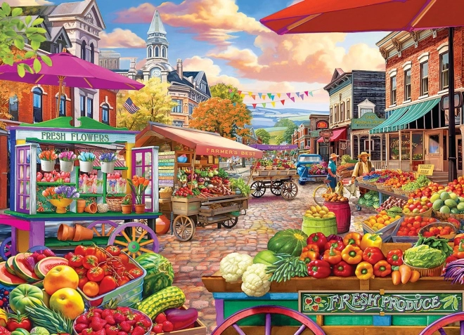 Puzzle Tržiște 1000 piese Eurographics