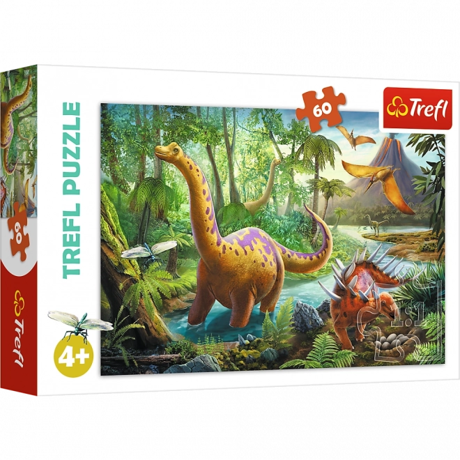 Puzzle Trefl Dinozauri 60 el.