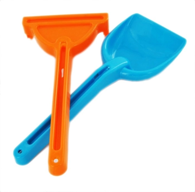 Lopățică și greblă pentru copii 26 cm (mix de culori)