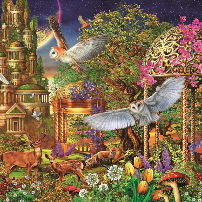 Puzzle 1500 piese Woodland fantasy garden