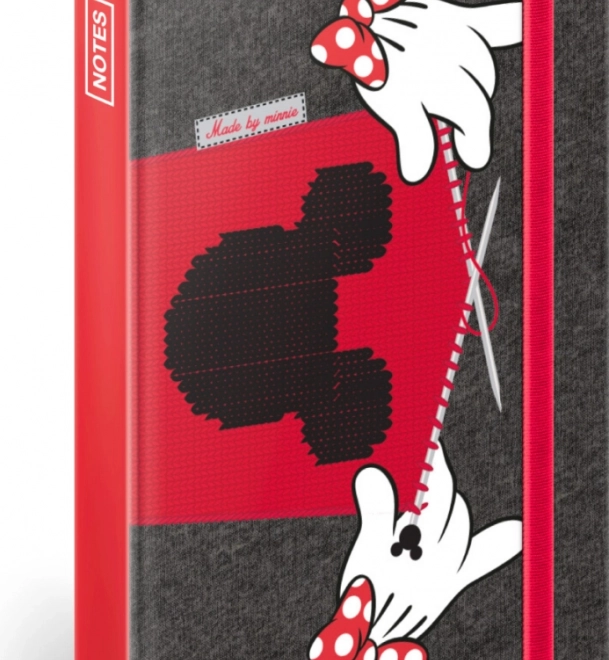 Carnet liniat Minnie Mouse 11 × 16 cm, 172 de pagini