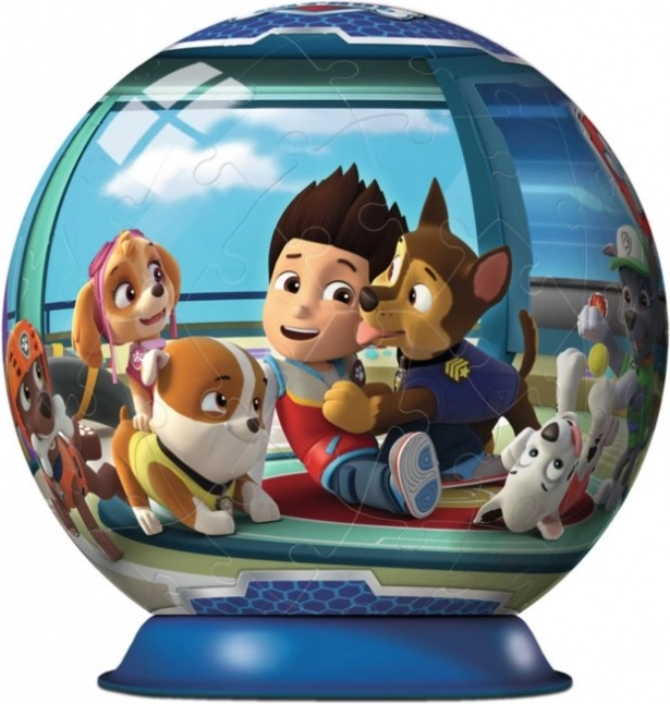Ravensburger puzzle 3D sferă Paw Patrol 72 piese