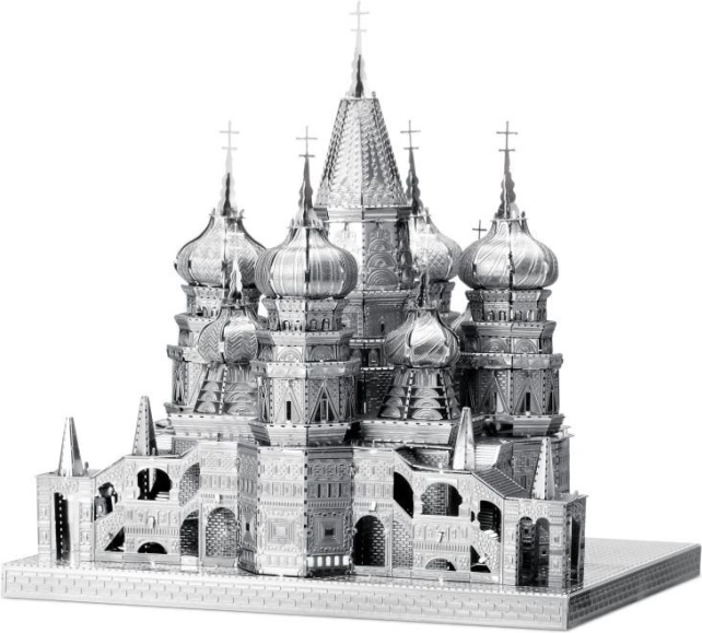 Puzzle 3D Metal Earth Catedrala Sfântului Vasile (ICONX)