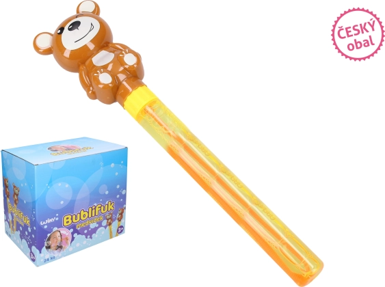 Bublifuk cu ursuleț 60 ml, 28 cm