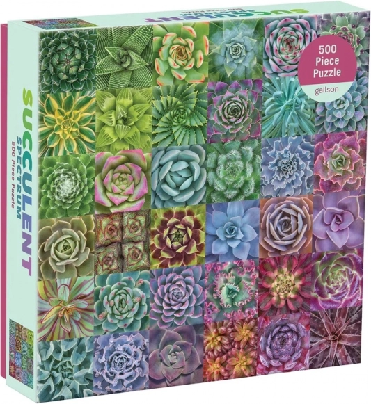 puzzle suculente colorate 500 piese GALISON