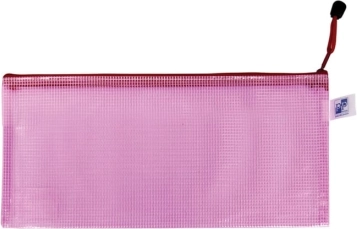 Plic zip DL Roz Plasă