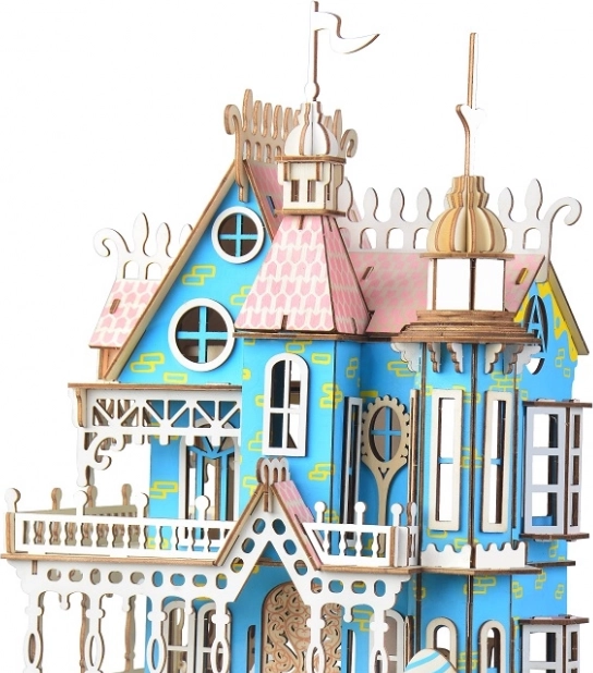 Woodcraft puzzle 3D din lemn vilă de basm