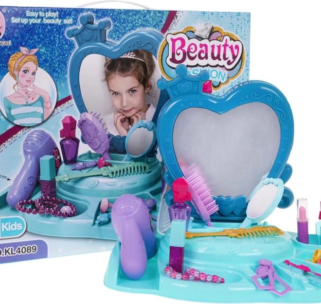 Toaletă pentru copii Beauty Fashion Albastră cu accesorii