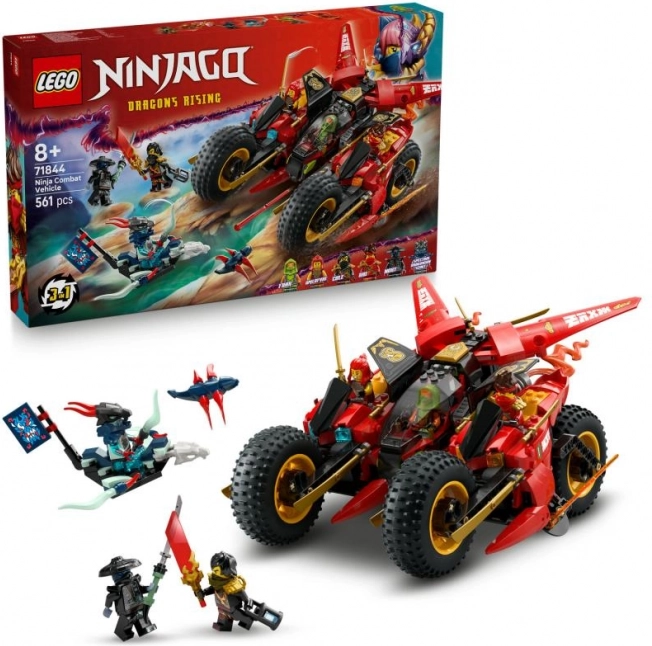 Lego Ninjago Vehicul de luptă ninja 3în1