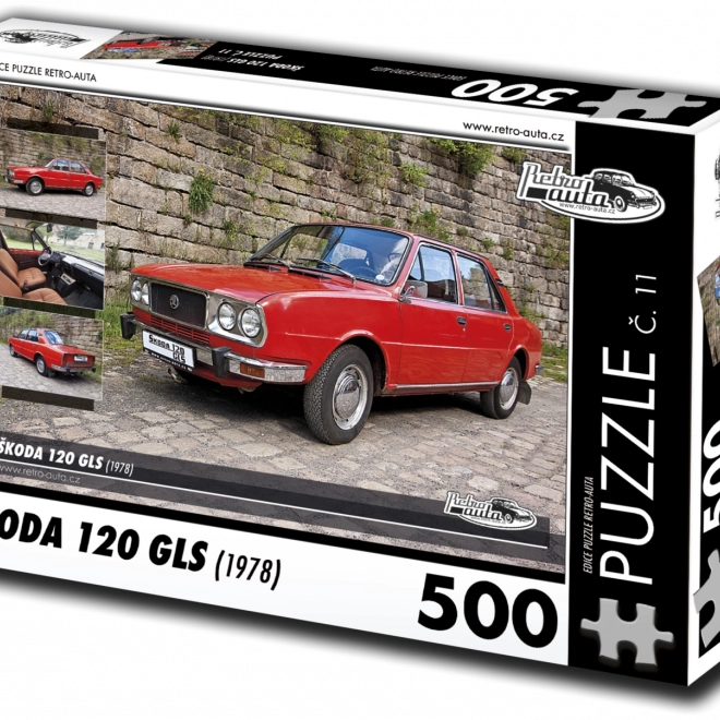 Puzzle RETRO-AUTA Škoda 120 GLS 1978 – 500 de piese