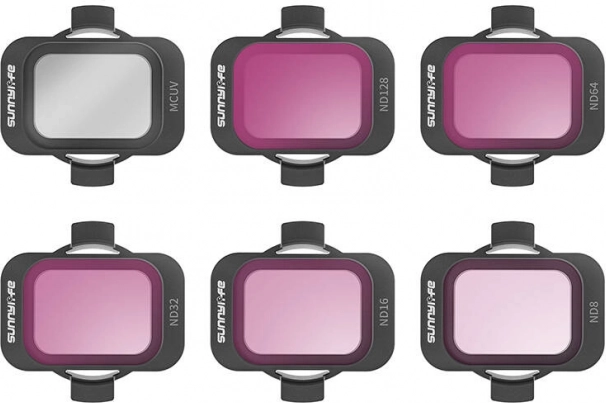 Set de filtre SUNNYLIFE MCUV și ND8/16/32/64/128 pentru DJI AVATA 2