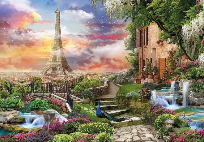 Puzzle 3000 piese – Vis parizian CLEMENTONI