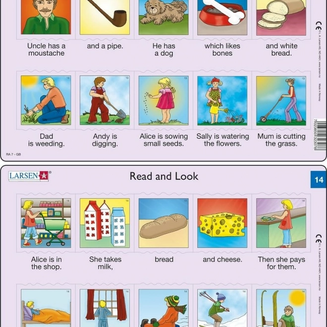 Puzzle engleză – text scurt, 10 piese