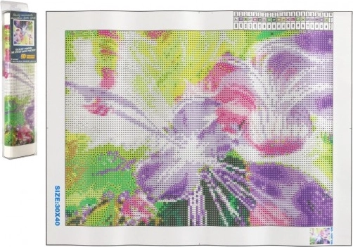 Pictură cu diamante – violonista magică 30 × 40 cm