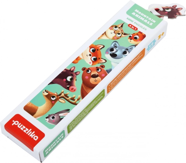 Puzzlika animale de pădure – puzzle educativ pentru copii, 16 piese